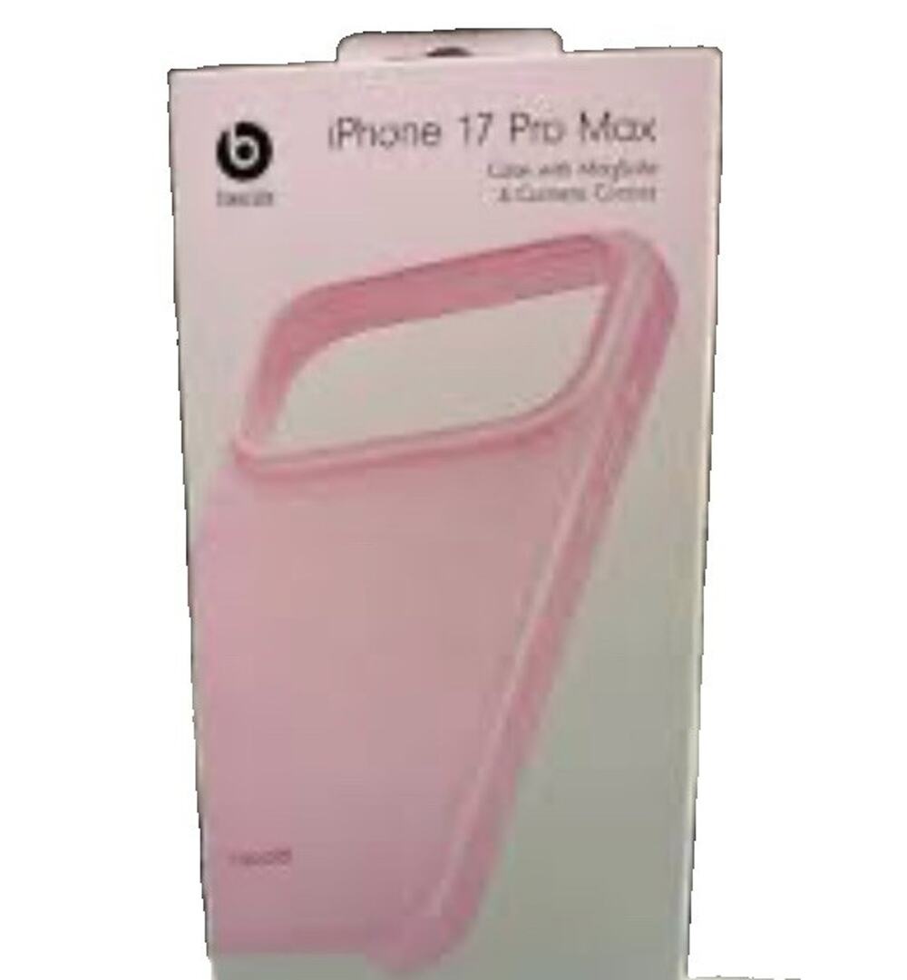 Beats iPhone 17 Pro Max Case with MagSafe and Camera Control Pebble Pink